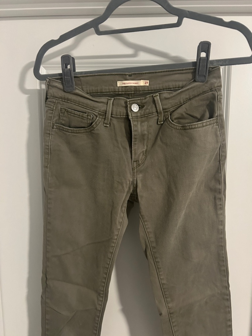 Levi's 710 Olive/Taupe Skinny Women's Jeans